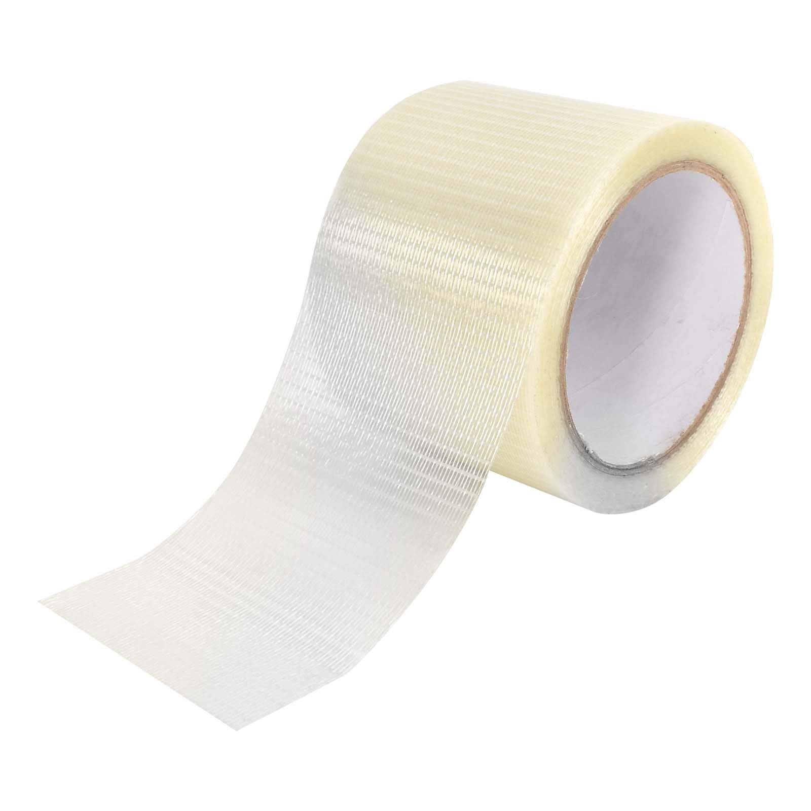 Zirax 65FT Heavy Duty Awning Repair Tape, Clear Waterproof Canvas Patch Kit, Tent Sail Seam Sealer, Flexible Fabric Repair Tape for RV Canopies, Boat Covers, Tarps, Gazebos and Pool Punctures