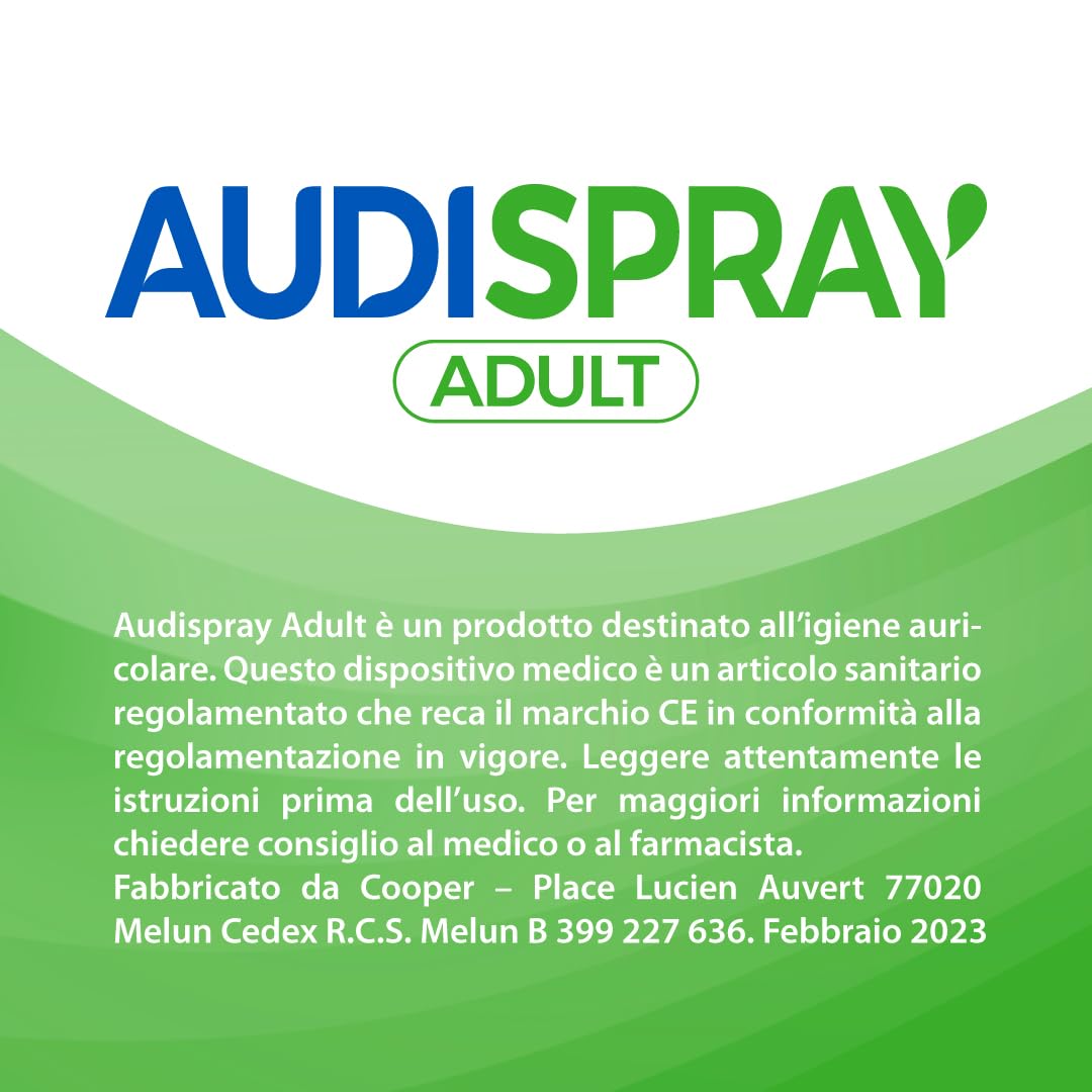 AUDISPRAY Adult Igiene dell'Orecchio, 50ml