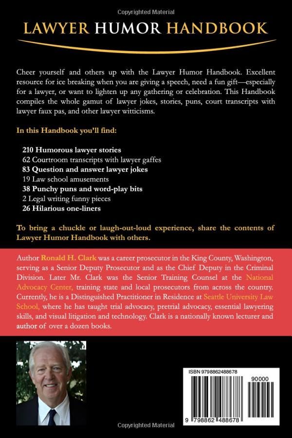 Lawyer Humor Handbook: The Complete Tome of Lawyer Jokes, Stories, Amusing Transcripts, Puns, and Witticisms - Image 2