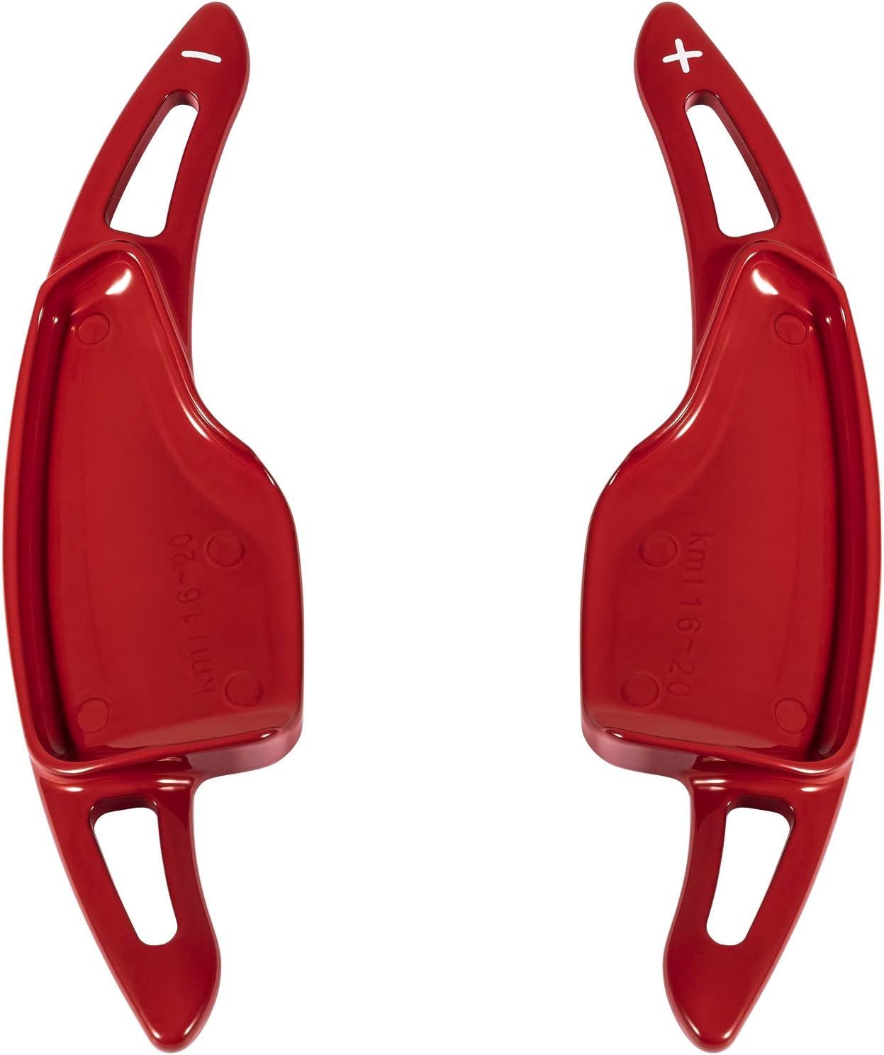 Red Aluminum Steering Paddle Shifter Extension Cover Trim Interior Accessories for Chevrolet Camaro 2016-2024, 2014-2019 Chevrolet Corvette C7