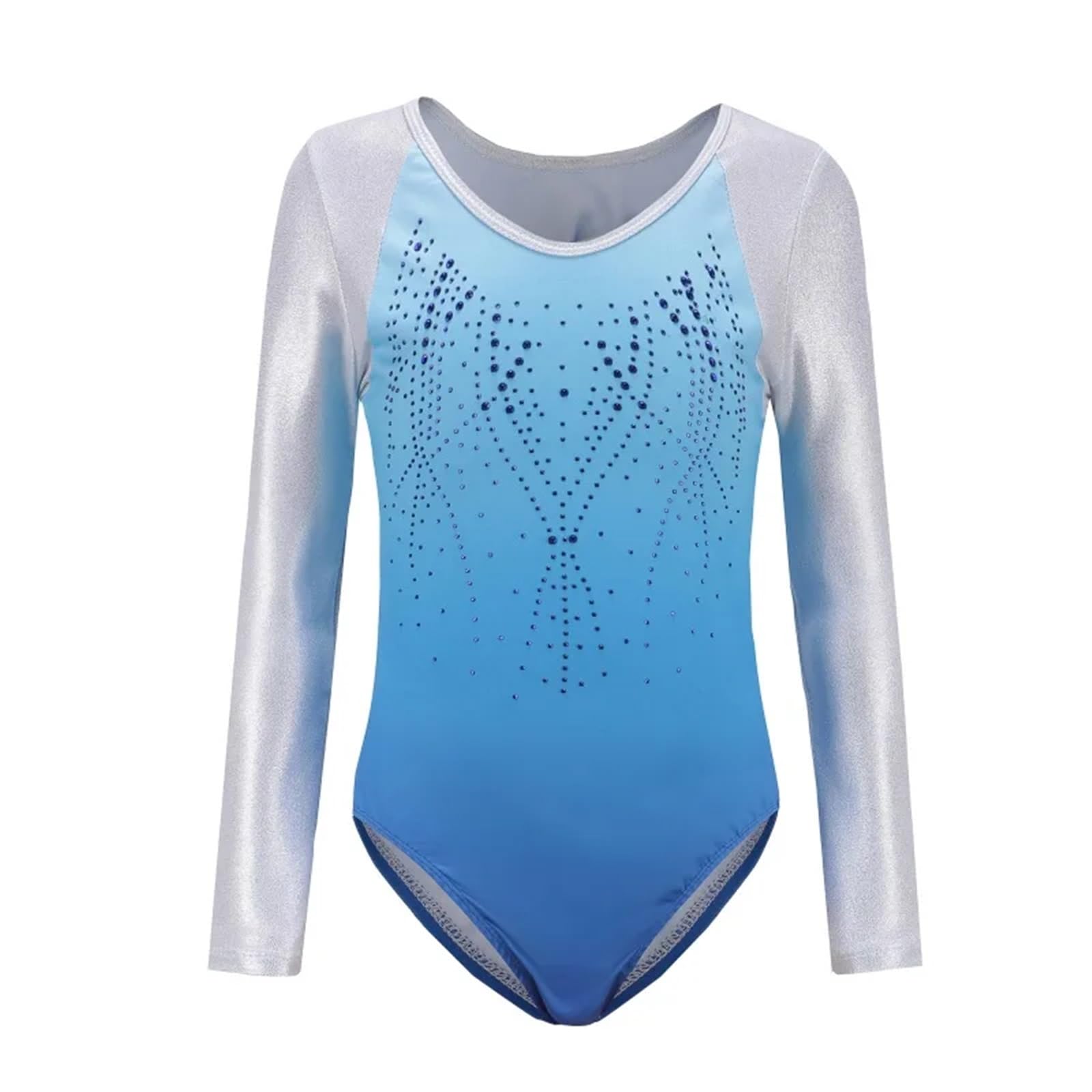 Maillot Gimnasia NiñA Niños Niñas Diamante Manga larga Ballet Práctica Danza Desgaste Gimnasia Leotardo