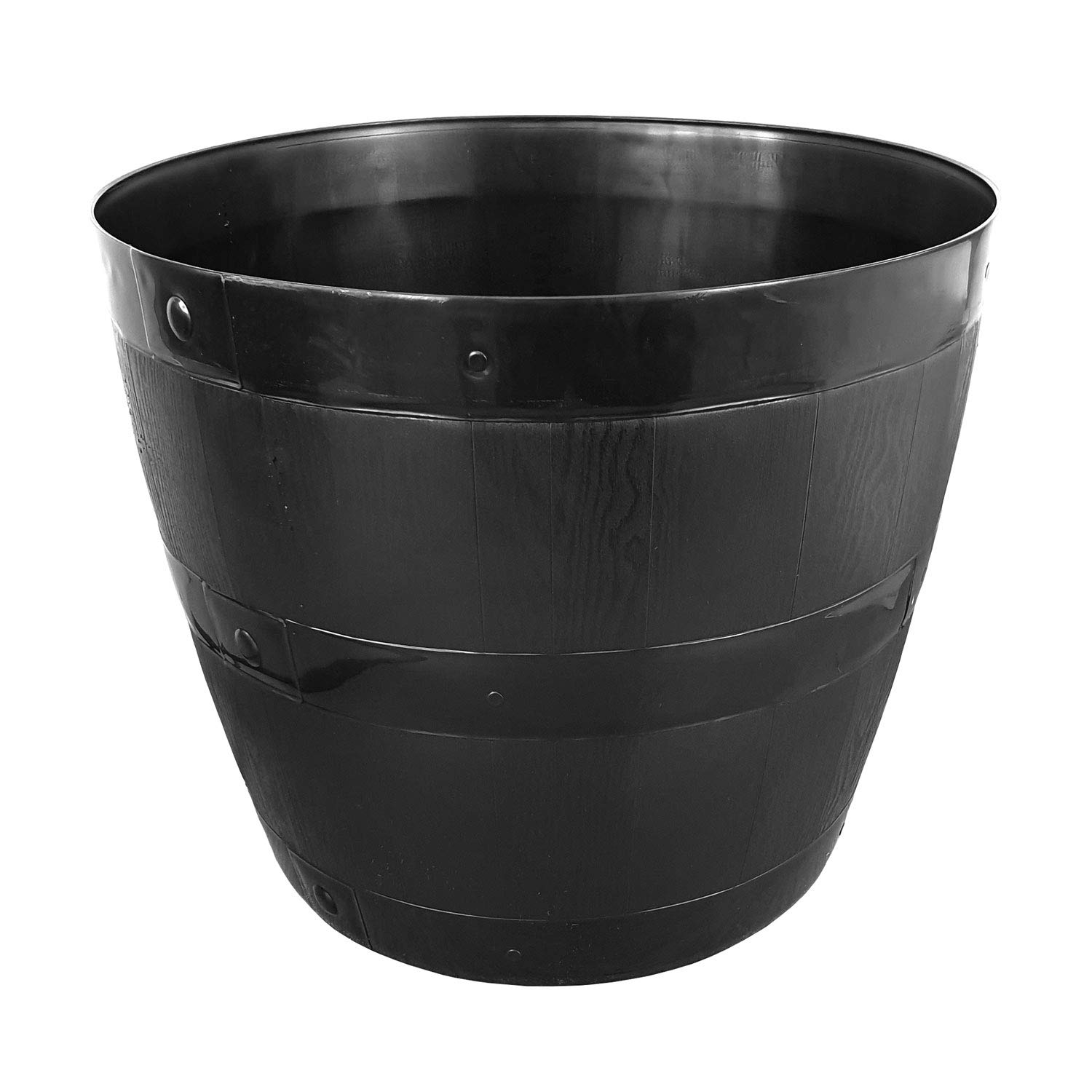 Elixir Gardens Christmas/Xmas Tree Planter Barrel Plant Pot | Various quantities available from 1 to 50 | Choose from two sizes 15 & 50L | 15 Litre x 12