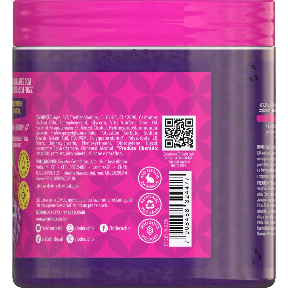 Salon Line #TODECACHO GELATIN SHAPE CONDITIONER KIDS UVA 550GR