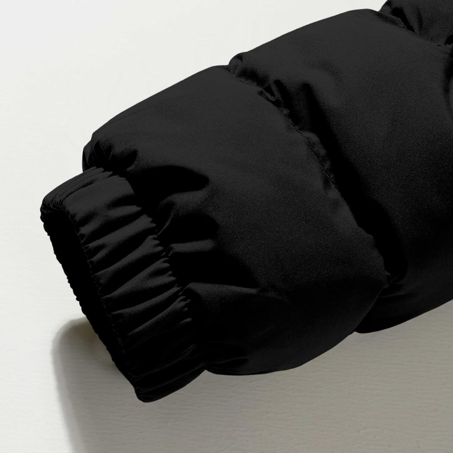Mens Hooded Puffer Jacket Winter Warm Thick Quilted Outdoor Coat