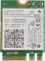 Vista 20 de Adaptador Wi-Fi M.2 Legacy para Intel 9461 Wireless-AC WiFi de 433 Mbps con Bluetooth 5.1 Tarjeta de red de 2.4 GHz y 5 GHz Diseñado para CPU