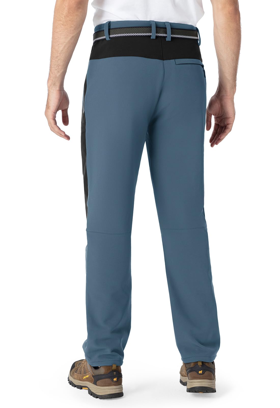 Rdruko Pantaloni da sci da uomo, invernali, impermeabili, in softshell, imbottiti, caldi, per attività all'aria aperta, per snowboard, trekking, per uomini