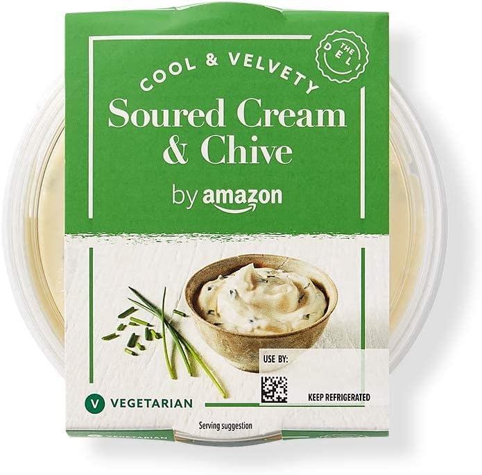 by Amazon Soured Cream And Chive, 200g