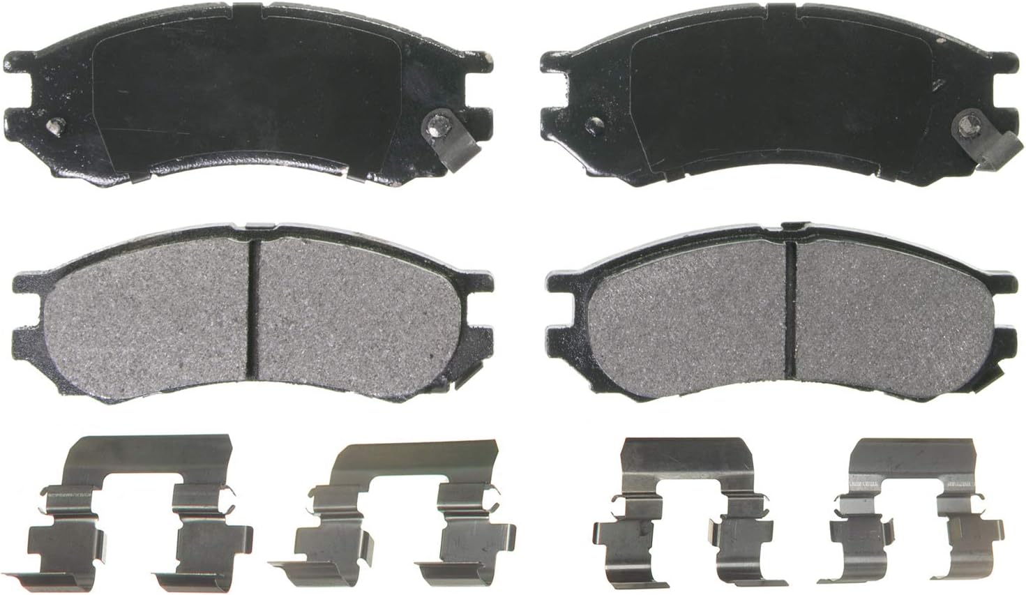 Wagner QuickStop ZX728 Disc Brake Pad Set, Chamfered Edges for Smooth, Quiet Stops, Fits 1997–2002 Saturn SL1