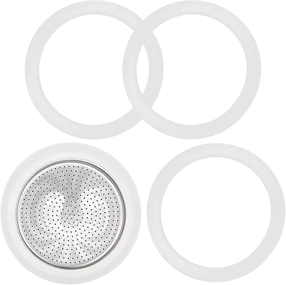 MEFONKOU 6 Cups Coffee Gasket for Bialetti Moka Aluminium