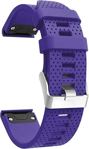 Vista 38 de Correas de reloj Garmin Fenix 6S Pro, Fenix 6S Sapphire Quick Fit 20 correas de repuesto de silicona para reloj Garmin Fenix 5S Plus para mujeres