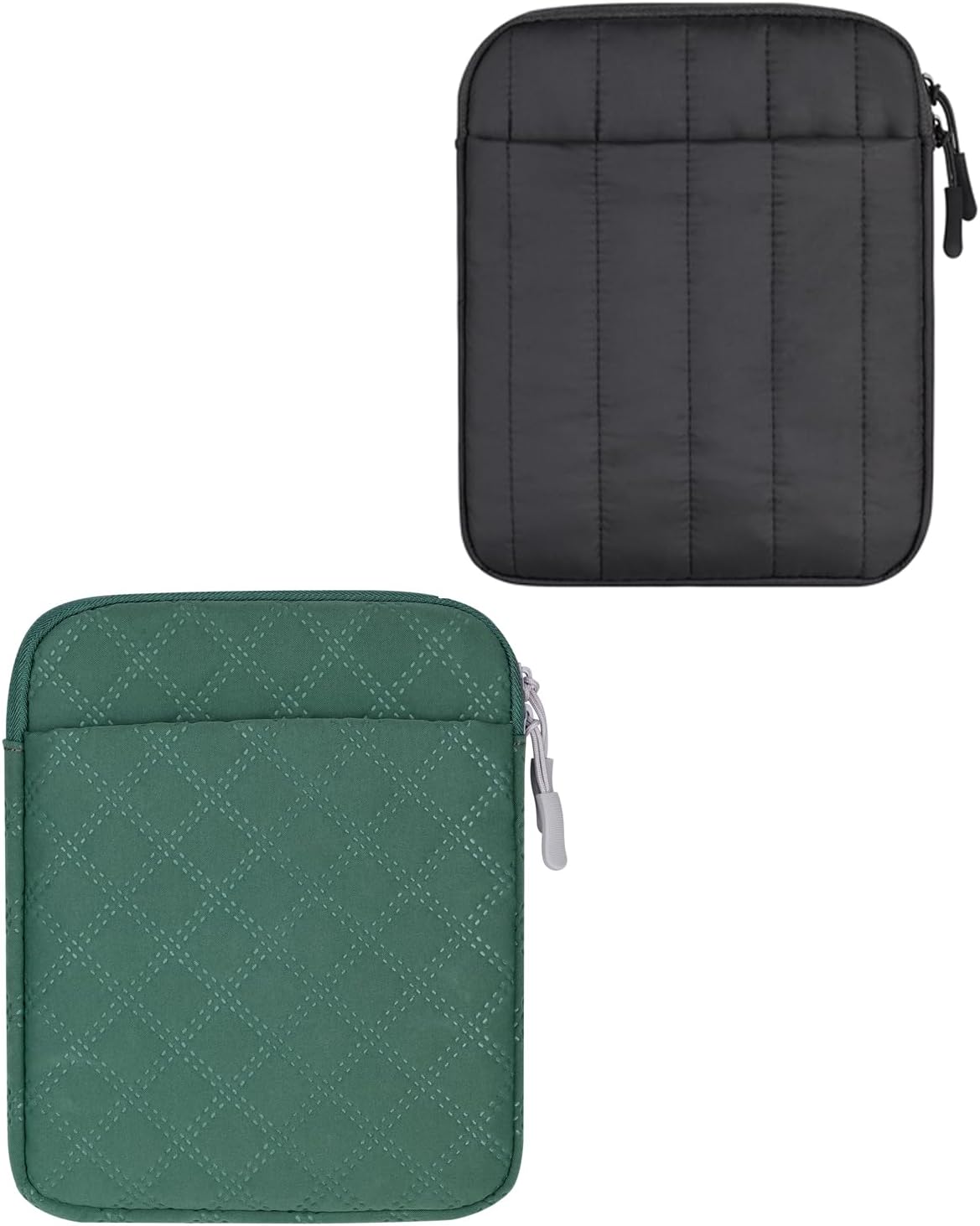 E-Reader Sleeve Case Bag for 6-7 inch+ Puffy Sleeve Pouch Bag for 6-7 Inch (DG+BK)