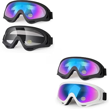 Save 7% on ATV Goggles Dirt Bike Goggles Motorcycle Motocross Goggles Riding Off-Road Goggles Racing MX Bike Goggles UV400 Anti-Fog Impact-Resistant Dustproof Goggles Kids Youth Adults