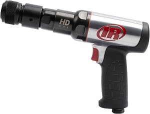 Ingersoll Rand 135MAX Vibration Reduced Heavy Duty Quick Change Air Hammer, 2600 BPM, 3" Stroke, Round Shank