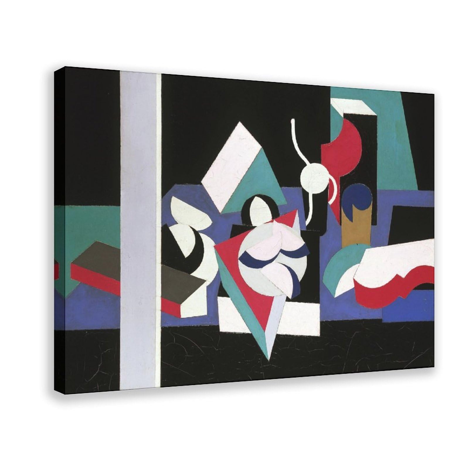 DFJyjFGJJ Patrick Henry Bruce,Still Life, Circa 1921,Wall Art Abstract Canvas Poster Bedroom Sports Landscape Office Room Decor Gift 16" L X 24" W