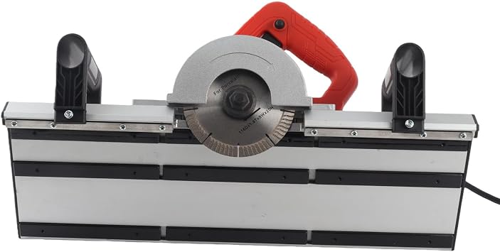Electric Tile Bevel Cutter with Saw Cutter, 45 Degree 13000RPM 1200W High Strength Tile Chamfering Machine with 12V 2.2m Hose, Less Dust Design Ceramic Tile Chamferer