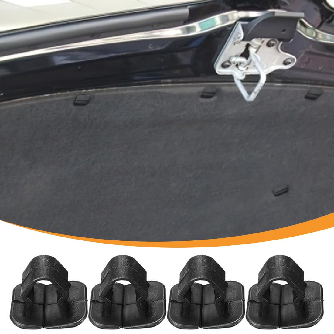 10 Pezzi Clip Fissaggio Auto Cofano Isolamento Pad Titolare, Accessori Universali Per Auto Furgoni Camion