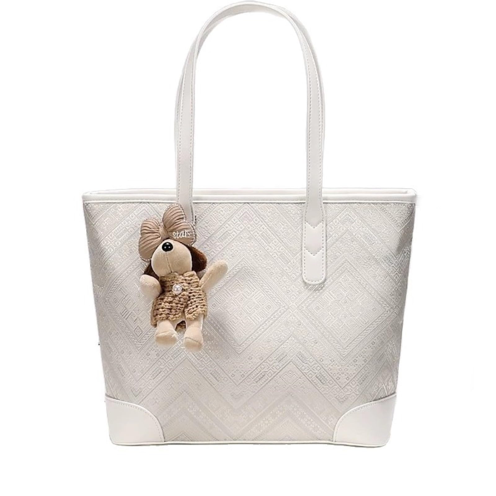 HJDMO Borsa in pelle da donna grande borsa a tracolla con tasche multiple chiusura a bottone magnetico borsa a mano design patchwork per spostamenti quotidiani