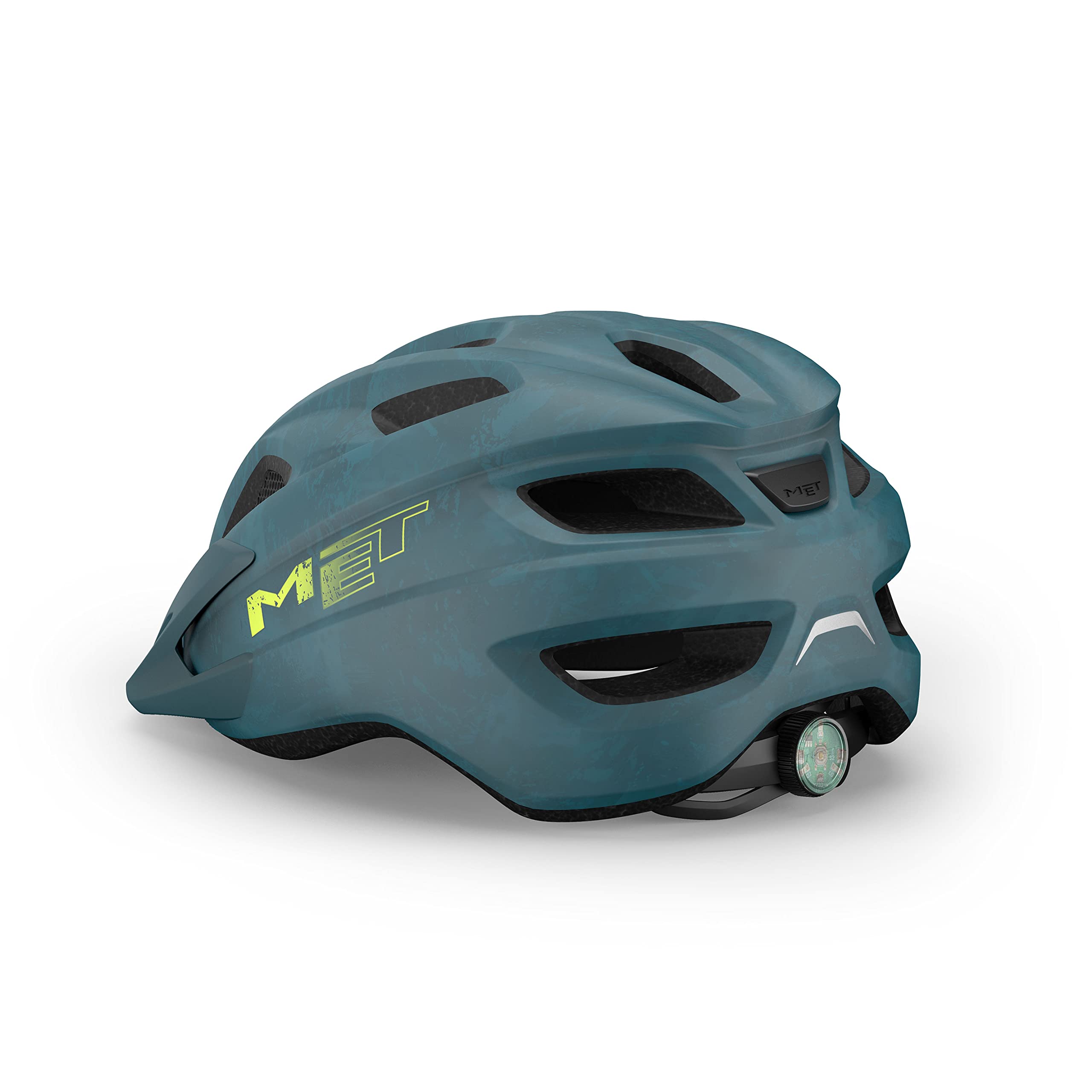 MET Crackerjack Casque de vélo pour Enfant Bleu pétrole Taille Unique 52-57 cm