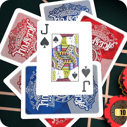 Image of CASINO KART Casinokart Gold Bullion Casino Poker Chip Set - 300 Chips with 2 Decks of Playing Cards & Dealer Button | Professional Poker Chipset