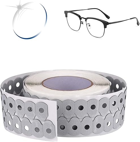 1000 almohadillas de bloqueo de lentes ópticas para anteojos, bordes antideslizantes, cinta adhesiva de doble cara para procesamiento automático de