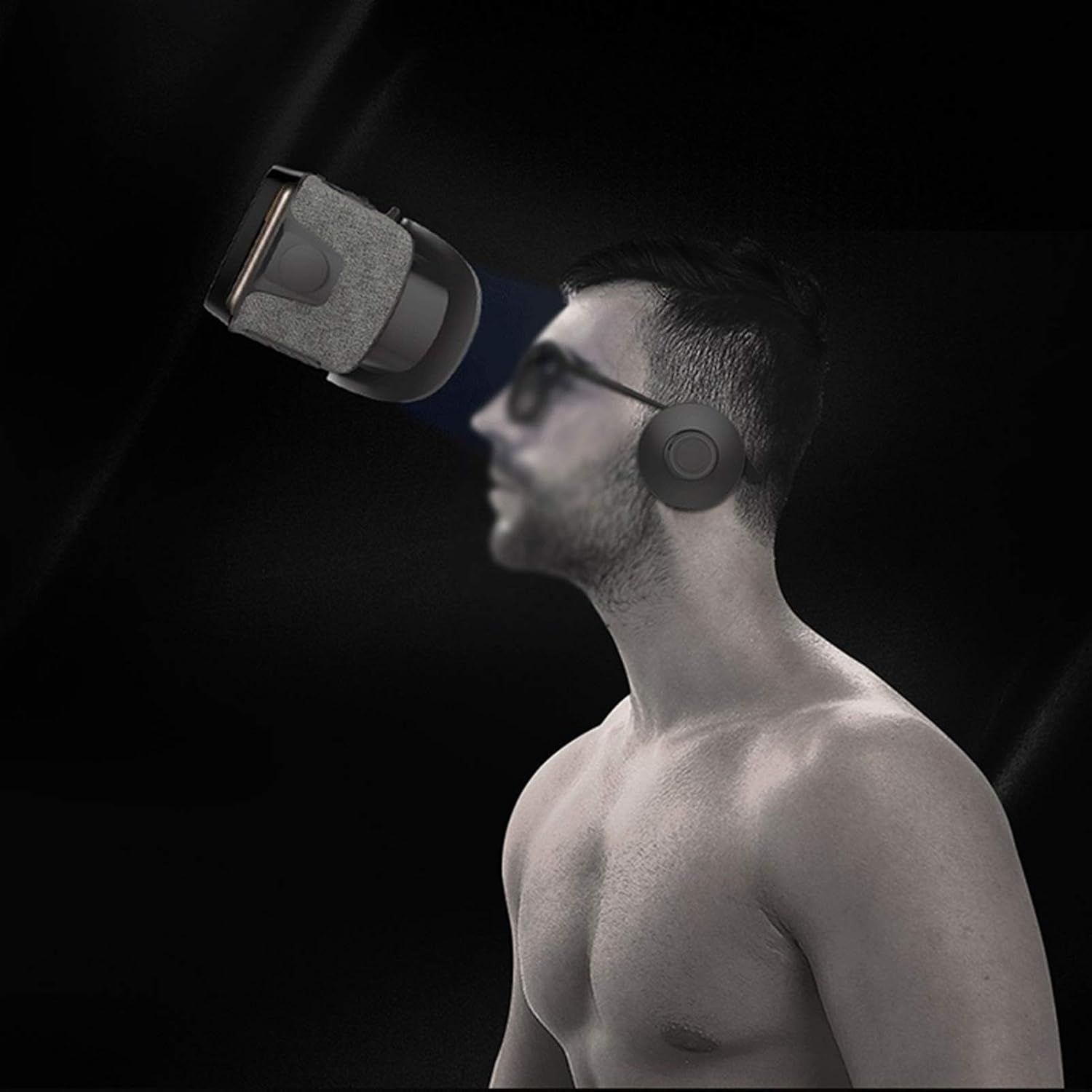 VR Headset 3D Glasses Virtual Reality Headset for VR Games 3D Movies Eye Care System for Phone Compatible with Multiple Sizes