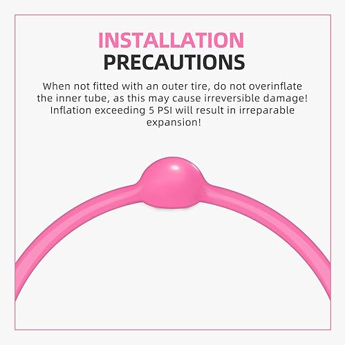 Miniatura 5 de 2-Pack TPU Inner Tubes 700Cx18-32C Ultra-Light 24g Bicycle Inner Tube with 456585mm Length Presta Valve for All Road Bikes (Includes Bike Tube Patch