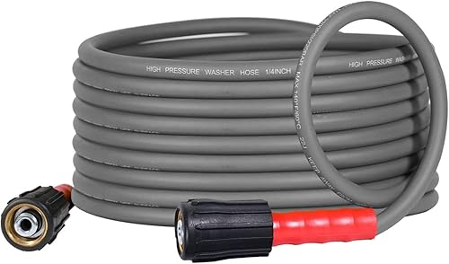 YAMATIC Manguera flexible superior para lavadora a presión de 50 pies y 14 pulgadas, resistente a las torceduras, repuesto para Flexzilla Uberflex