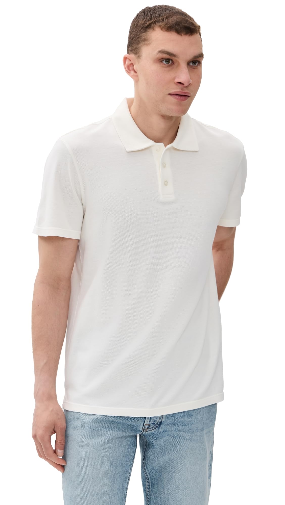 Paige Men's Vintage Silt Demille Polo, Large
