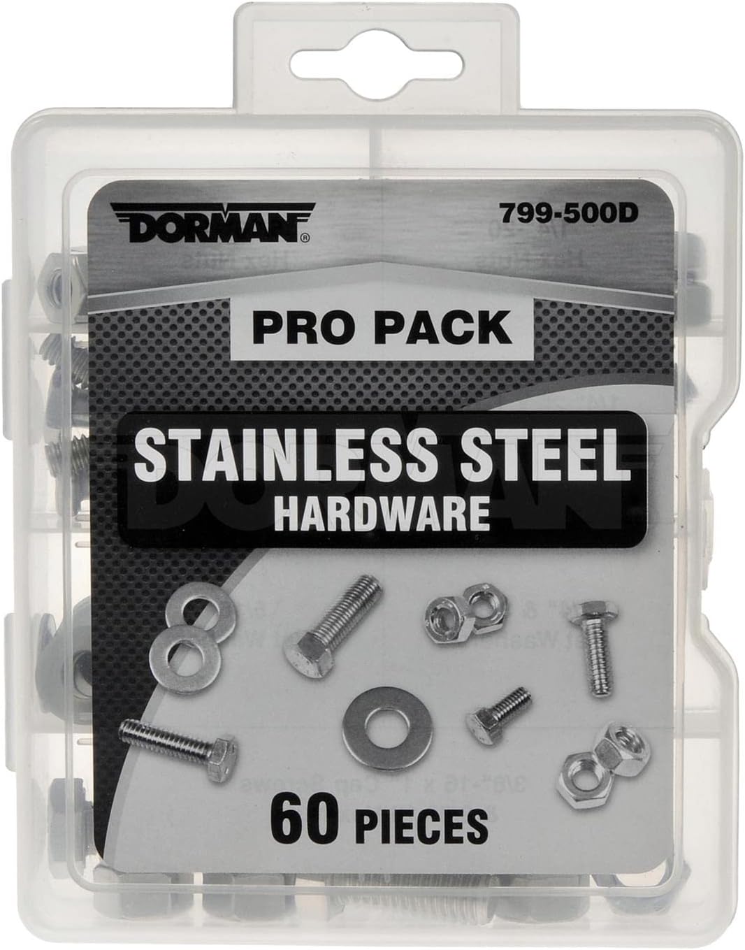 Dorman 799-500D: Pro Pack Stainless Steel Hardware - 60 Pieces