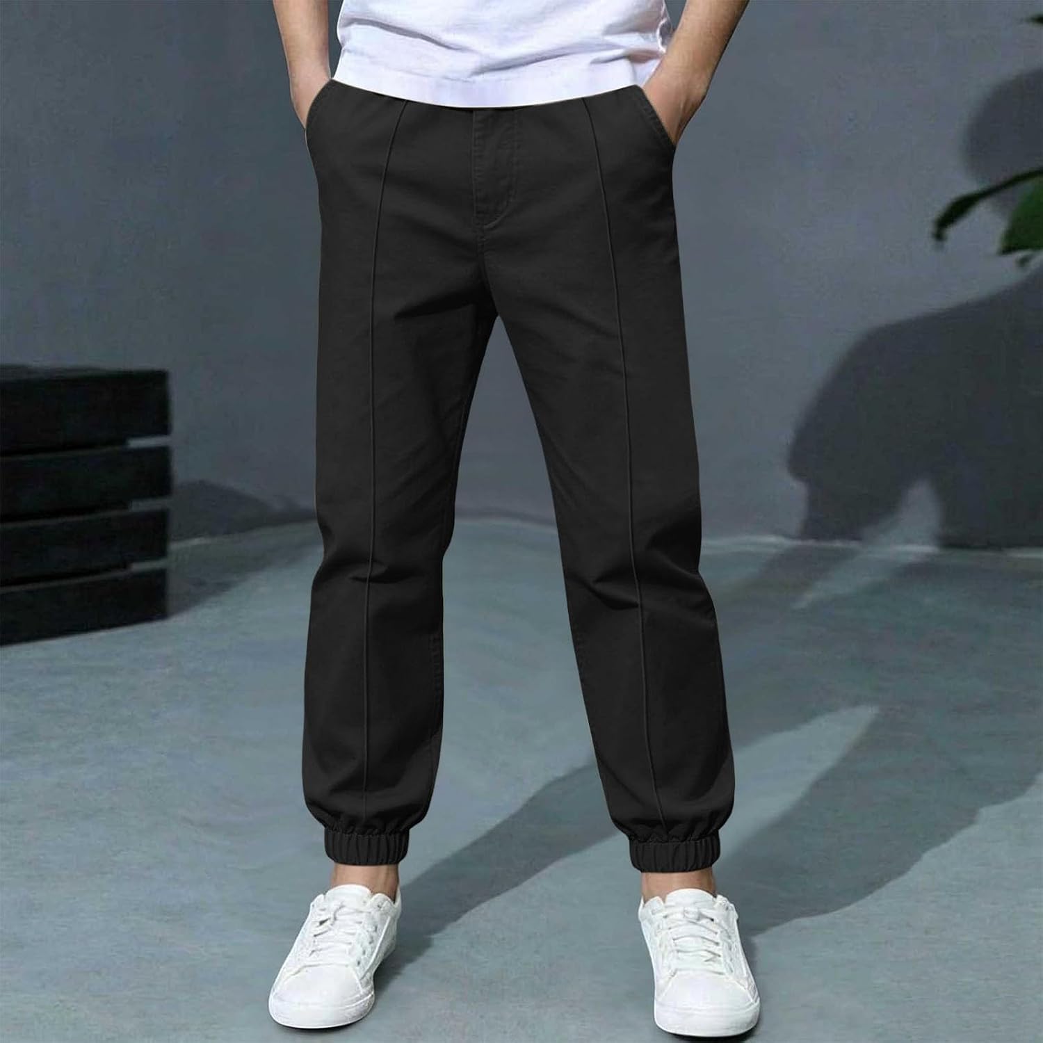 Boys School Uniform Pants Pull on Joggers for Girls