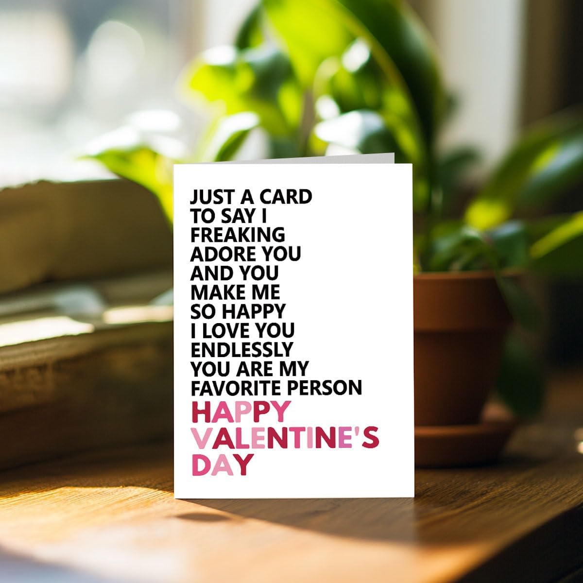 Valentines Day Card for Husband, Valentines Day Cards for Him, Funny Valentines Day Card for Wife & Kids & Boyfriend & Girlfriend, Valentine's Day Decorations, Valentine's Day Gift, Greeting Card=7in x 5in(Folded), Envelope = 7.5in x 5.5in - Image 6