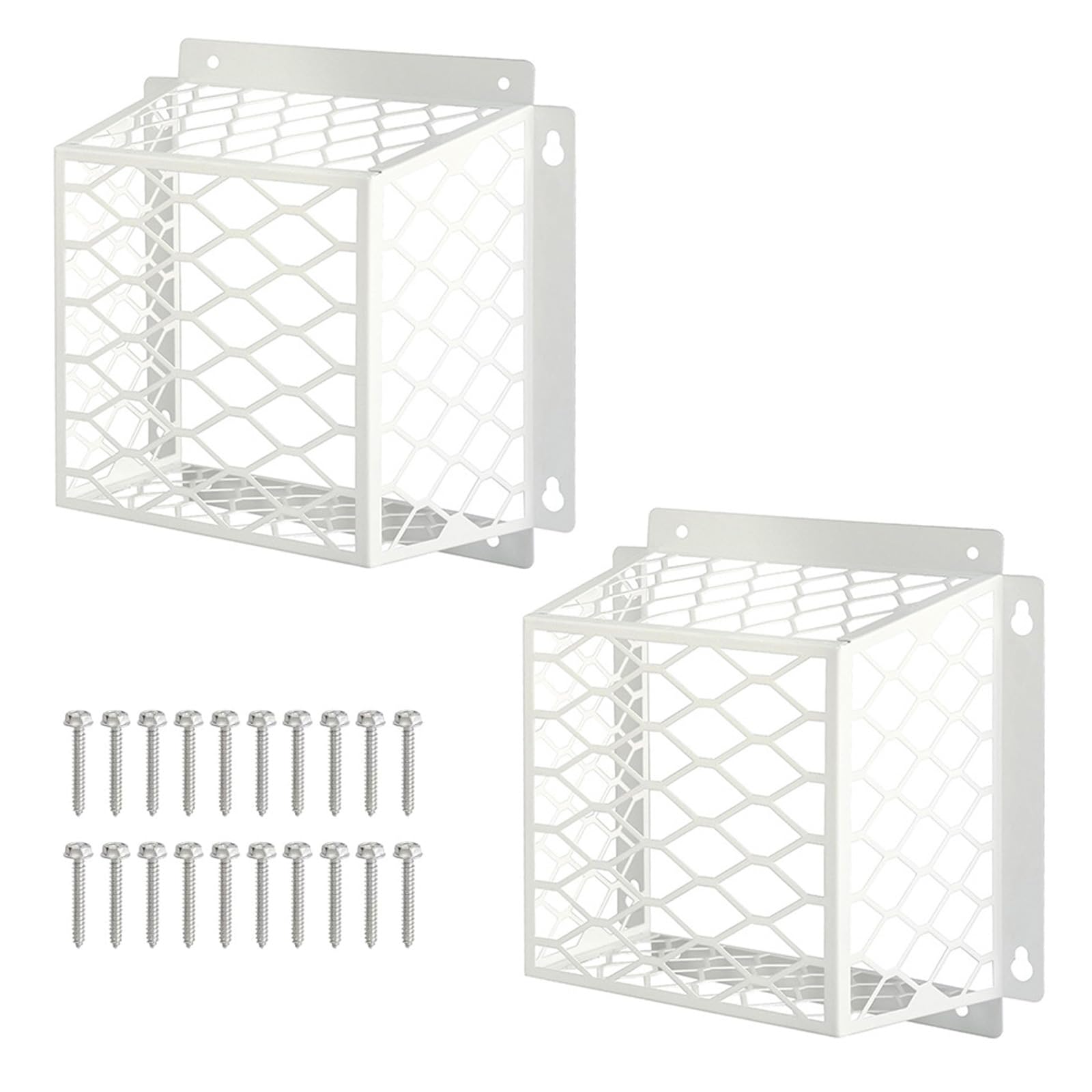 Msioytog Multicolor 2Pcs Dryer Vents Bird Guard Replacement Carbon Steel Ventilation Bird Cage For 3 To 4Inch Exhaust Fan Covers Easy To Use Dryer Vents Guard