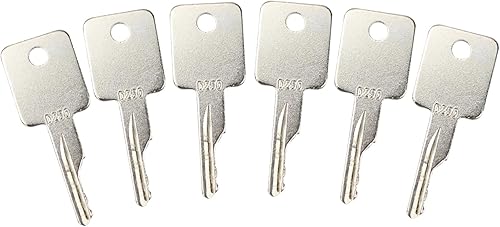 Miniatura 2 de 6693241 6PCS Reemplazo de llaves de encendido para Bo-bcat TER-ex GRO-ve JL-G Br-oce Ditch Witch Equipo pesado 307852A1 6709527 714602 A77313 D250