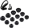 Replacement Earbuds Tips Silicone Ear Tips for Beat Powerbeat Pro 2 Earbuds, Earphones Eartips SML 3 Size 6 Pairs,Black 713