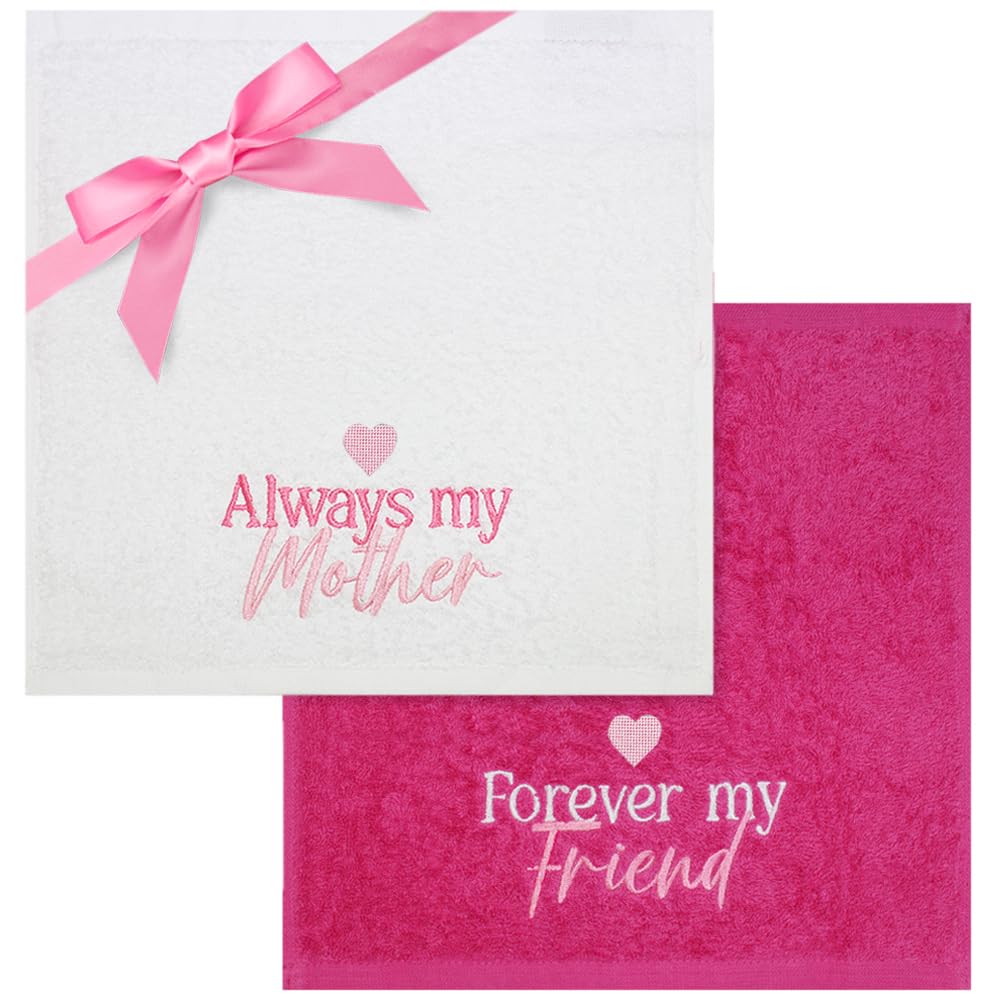 TeddyT's Mother's Day Always My Mother, Forever My Friend Mum Face Cloth Flannel Gift Set