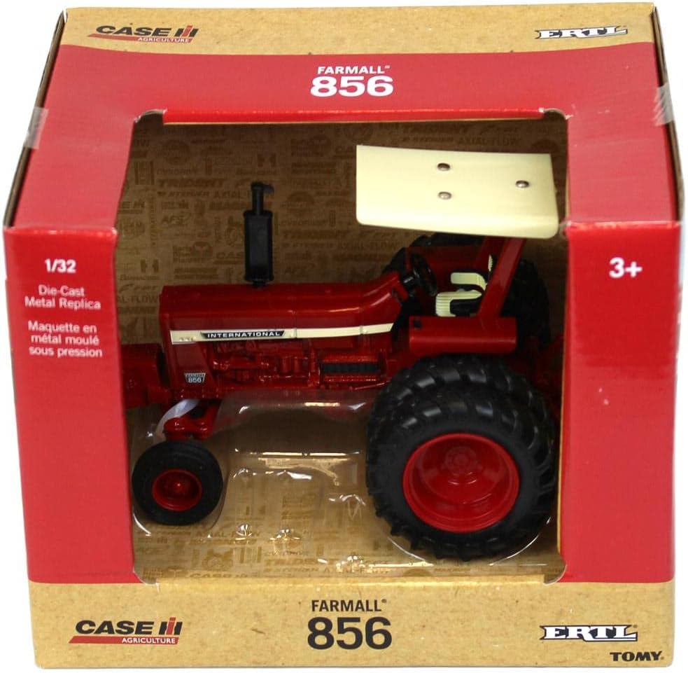 ERTL 1/32 Farmall 856 Tractor with ROPS, Duals, & Wide Front Axle