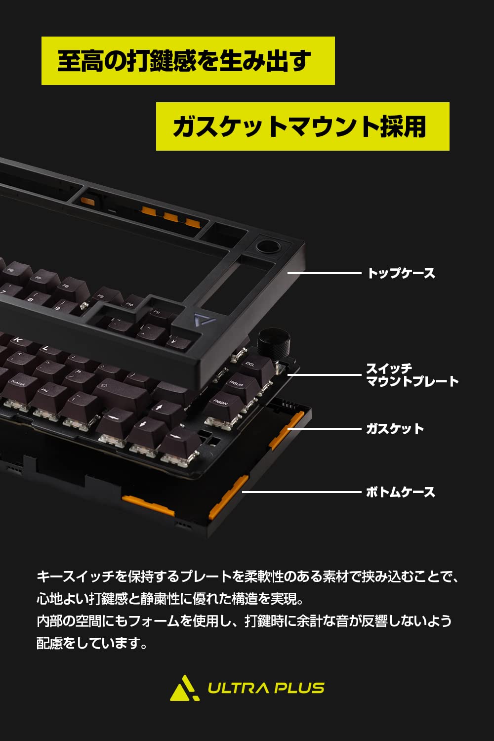 Amazon.co.jp: プリンストン ULTRA PLUS ゲーミングキーボード 白