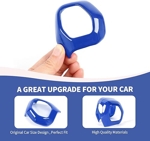 Miniatura 6 de RAZPOY Cubierta de perilla de palanca de cambios compatible con accesorios interiores Ford Bronco 2021-2023 color rojo