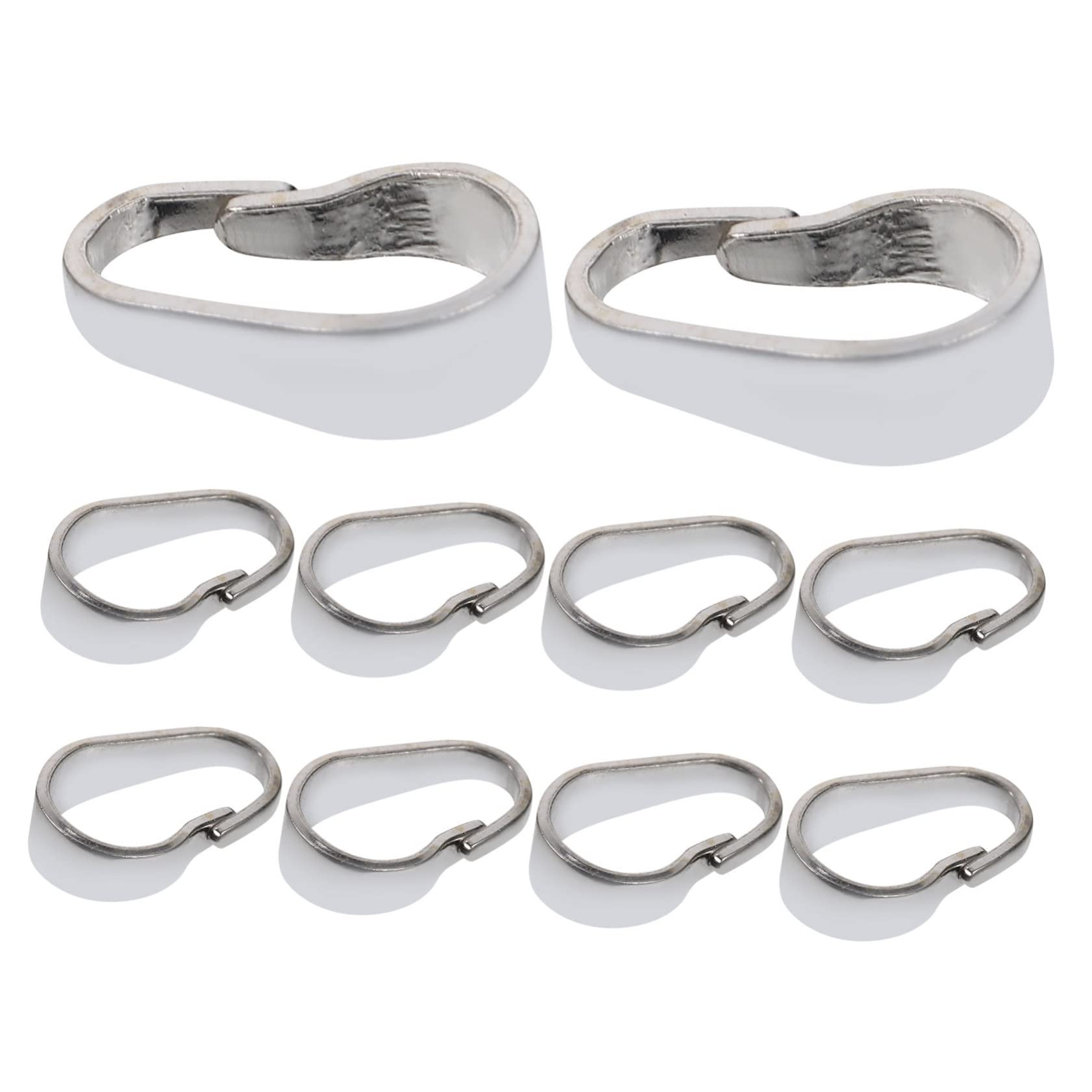 SEWACC 40piezas Conectores De Colgante Para Collares y Pulseras Ganchos De Accesorios Para Joyería Para Crear Pendientes y Llaveros