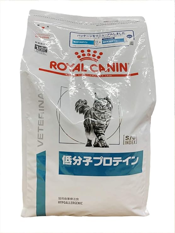 超熱 ロイヤルカナン 食事療法食 猫用 低分子プロテイン ドライ 4kg 4袋 ケース販売 ドッグフード
