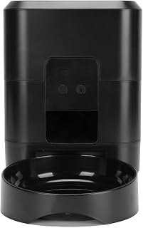 Yosoo Smart Pet Feeder with Timed Portion Control, WiFi Connected Auto | ABS Material, 3 D Battery Backup, App Scheduling for Dry Food, Compatible with Cats and Medium Dogs