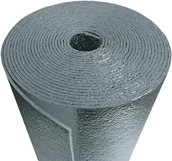 US Energy Products R-8 HVAC Duct Wrap Insulation Reflective Double Sided Foam Core Class 1-A ASTM FIRE Rated AD5 1/4INCH Thick 4FT X 50FT 200SQFT