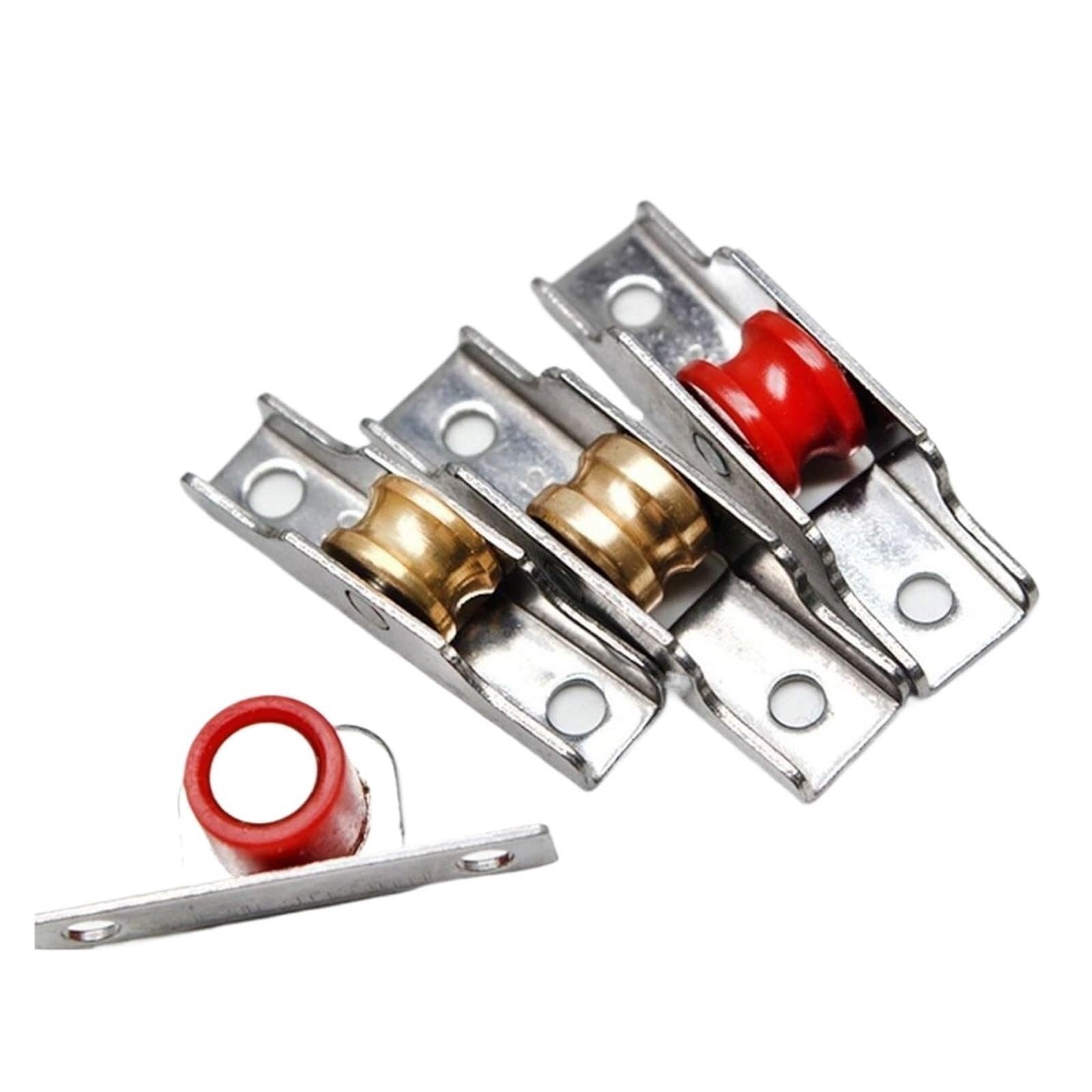 Wangshaowei Color 8 Shower Door Rollers 1Pc Window Pulley Stainless Steel Rollers Door Roller Sliding Pulleys Wheel Glass Furniture(Color 8)