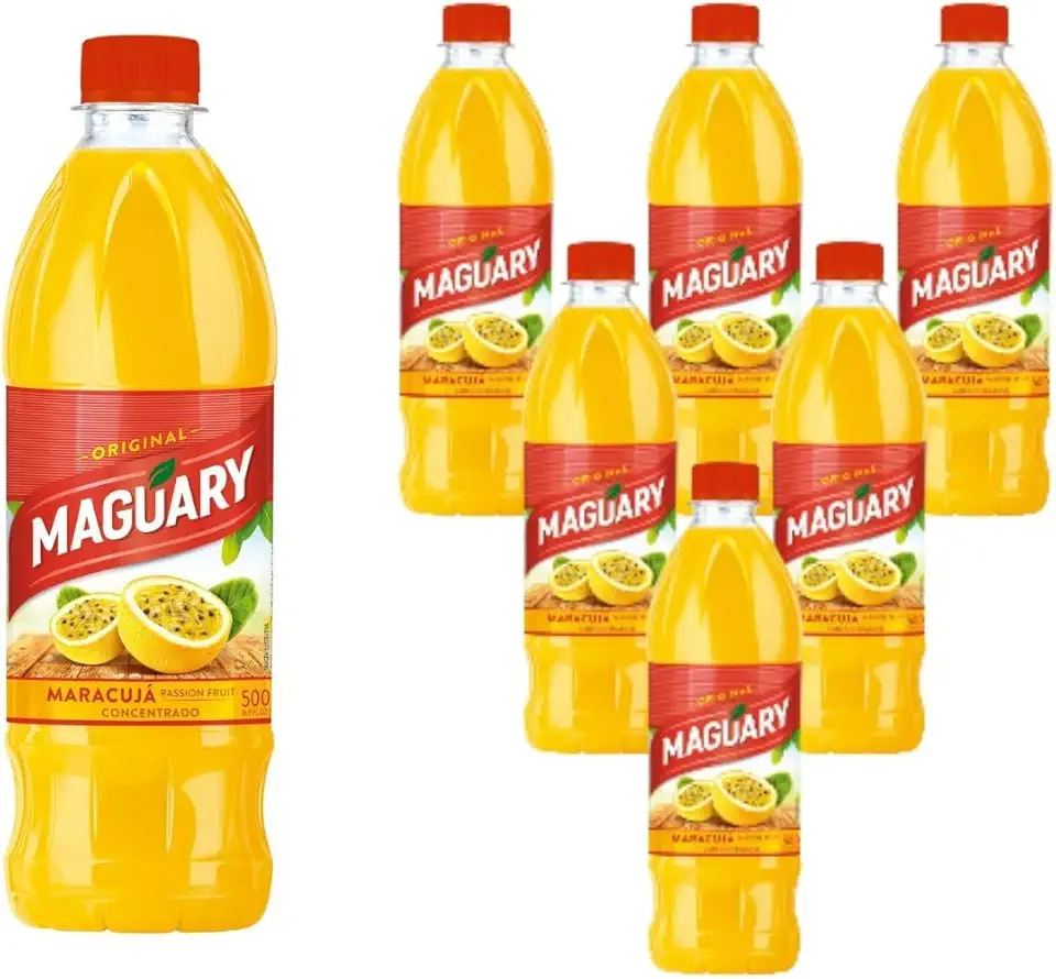 Suco Concentrado Maracujá Maguary 500ml - kit c/ 6 unds