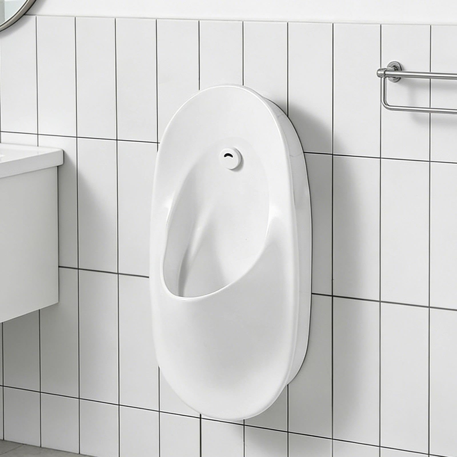Orinatoio Maschile a Parete in Ceramica per Bagno Commerciale Casa Hotel