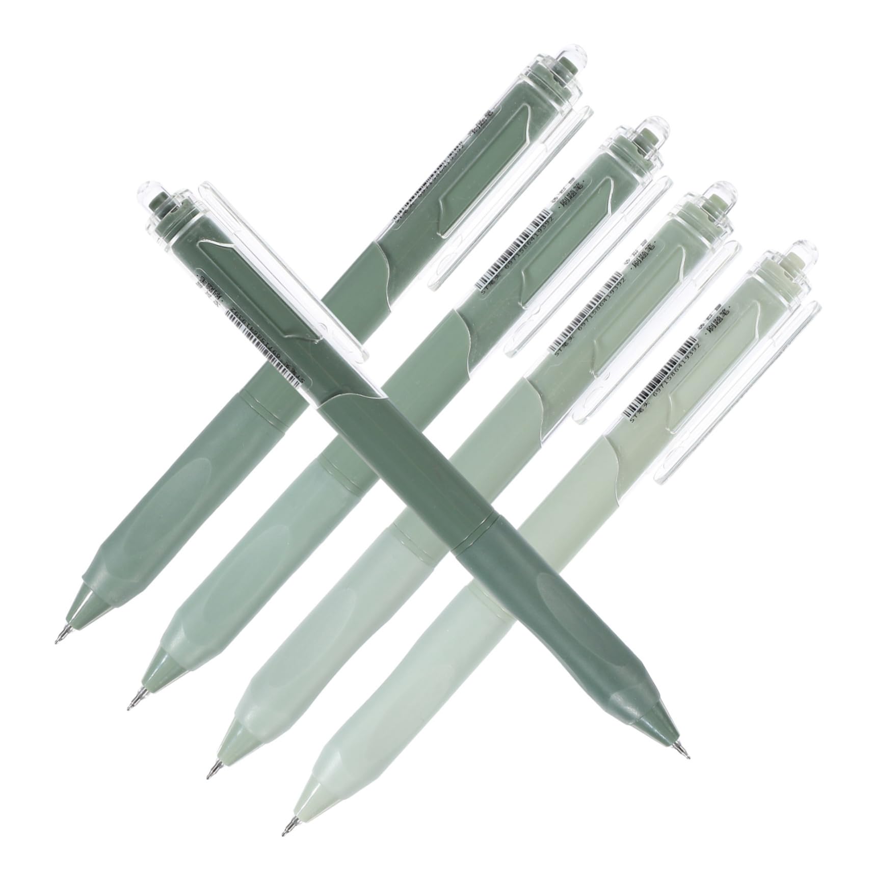 Lurrose 4 Set Gel Retrattile Design E Ergonomico Scrittura Liscia E Veloce Per Studenti E Ufficio Materiale Resistente E Leggero 5 Pezzi*4