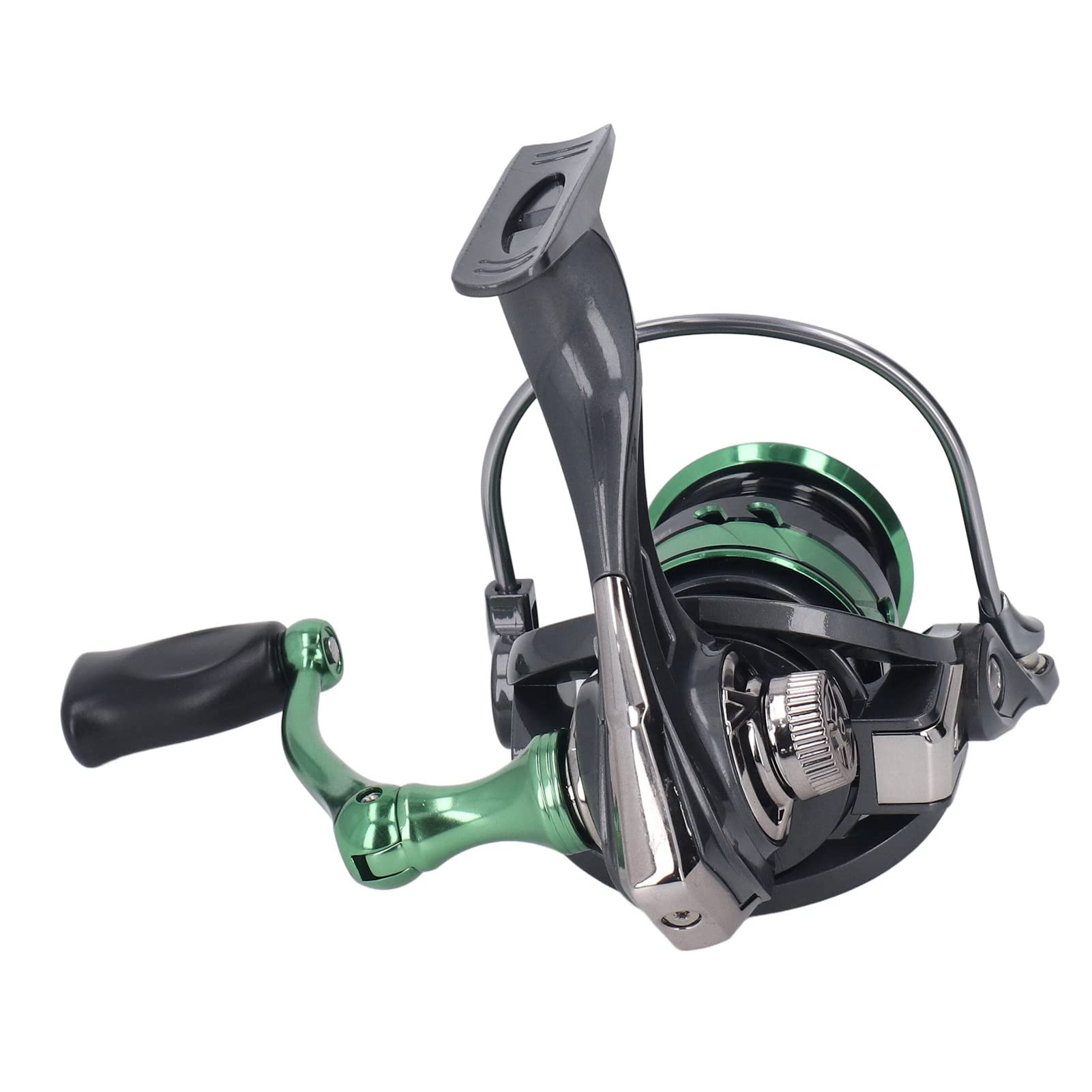 Saltwater Fishing Reel, Lightweight Lure Reel High Efficiency Brass Drive Gear Rod 5.2:1 Speed Ratio for Outdoor Use