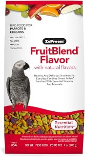 ZuPreem Fruitblend Flavor With Dry Natural Flavors Avian Diets Medium & Large Adult Bird Food 200-Gm Price In India