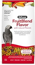 ZuPreem Fruitblend Flavor With Dry Natural Flavors Avian Diets Medium & Large Adult Bird Food 200-Gm