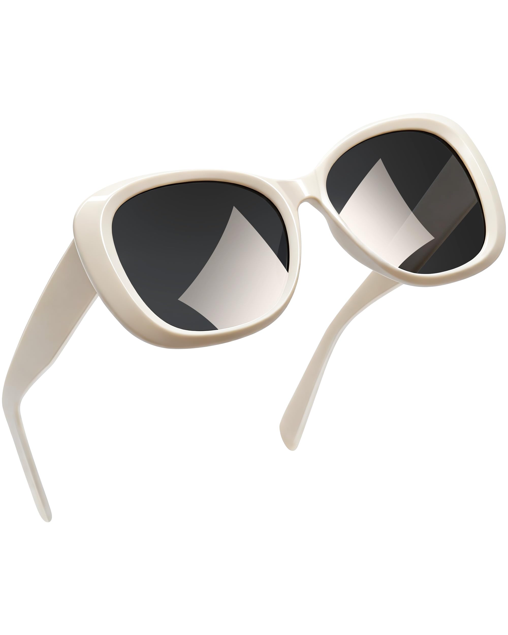 Joopin Acetate Women's Sunglasses Large Polarized Fashion Butterfly Shape Retro Style Elegant UV400 Protection